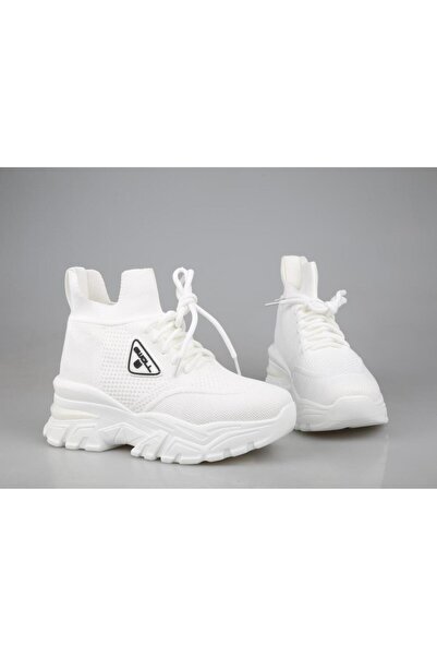Ewoll 241-1007 Beyaz Kadın Sneakers