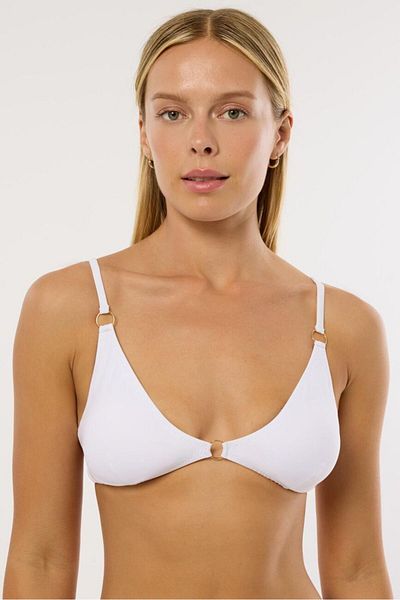 AYYILDIZ 63575 Top de bikini alb