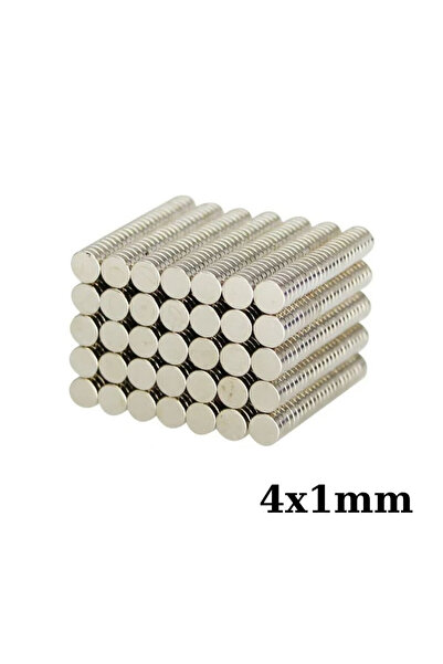 Motorobit 4x1mm Neodyum Güçlü Mıknatıs - Neodim Magnet
