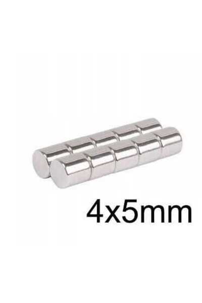 Motorobit 4X5mm Neodyum Güçlü Mıknatıs - Neodim Magnet