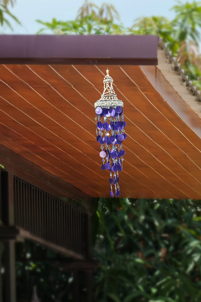 Larenya Doğal Deniz Kabuklu Ve Sedefli Rüzgar Çanı & Balkon Bahçe Tavan Süsü