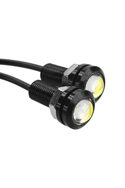 Motorobit Kırmızı Kartal Gözü Led 12V 2 Adet - Gündüz Farı