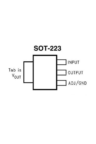 AMS AMS1117 SMD 5V Voltaj Regülatörü - LM1117