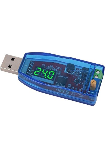 Motorobit USB 5V  1V-24V DC-DC USB Voltaj Yükseltici ve Düşürücü Regülatör Modülü