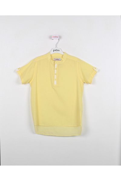 incity Boy's Judge Collar Button Detailed Shirt