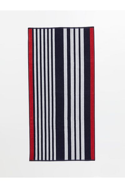 LC Waikiki LCW ACCESSORIES - Gestreiftes Strandtuch, 70 x 140 cm