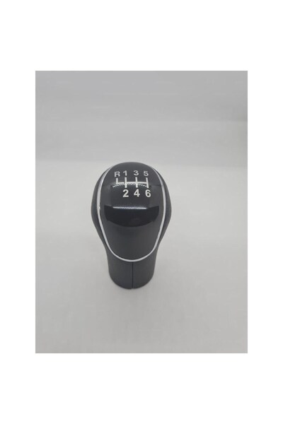 Favori Auto Parts Isuzu D-Max Black Leather Gear - 6 Forward Artificial Knob