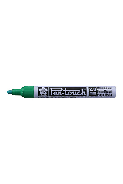 Sakura Pen Touch Paint Marker Medium Permanent Hızlı Kuruyan Markör Kalemi 2,0mm Green 29