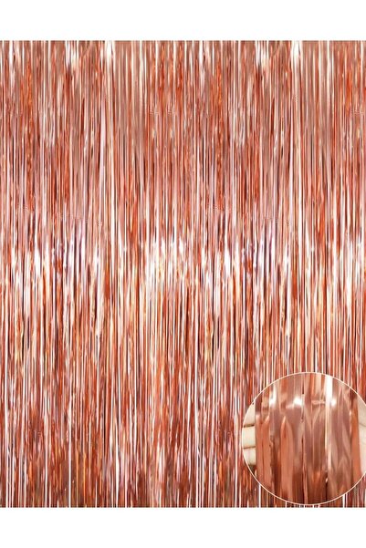 Parti Furyası Rosegold Püsküllü Kapı Ve Duvar Fon Perdesi Bride to be Bekarlı...