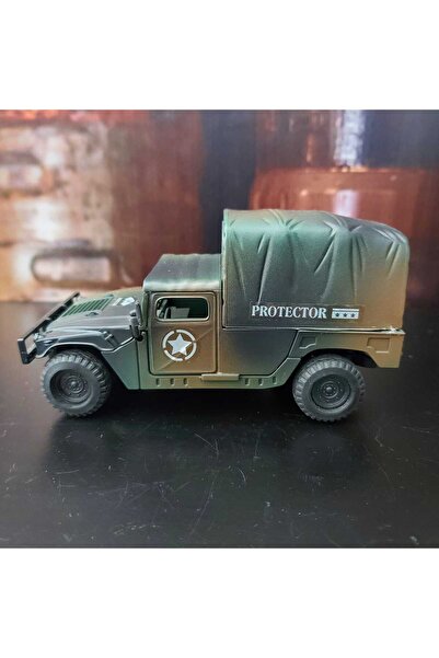 kho military design لعبة شاحنة عسكرية صغيرة مقاس 13x6.5x7.5 سم