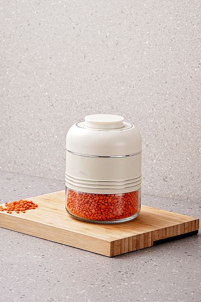 Emsan Moko 420 Ml Ecru Storage Jar