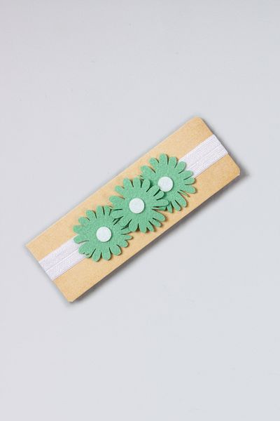 ADABEBEK Premium Flower Accessory Baby Girl Elastic Bandana
