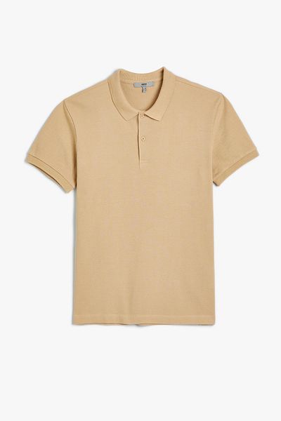 Koton Beige Men's T-Shirt 4SAM10098MK