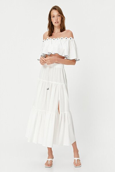 Koton Fehér női szoknya 3SAK70185EW