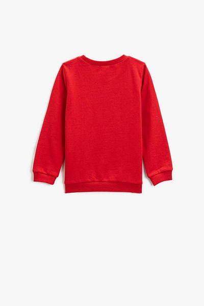 Koton Baby Boy Dinosaur Printed Sweatshirt Long Sleeve Crew Neck