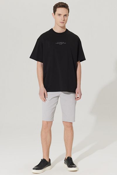 AC&Co / Altınyıldız Classics Slim Fit, eng geschnittene Chino-Shorts mit Seitentaschen