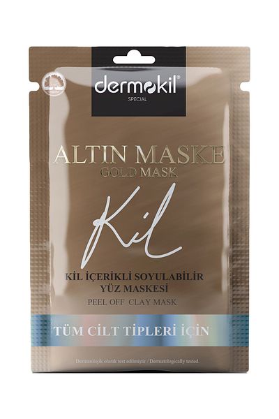 Dermokil Special Peelable Clay Gold Mask 15 Ml (For All Skin Types)
