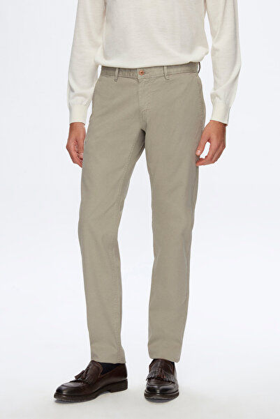Damat Slim Fit Camel Chino Pantolon