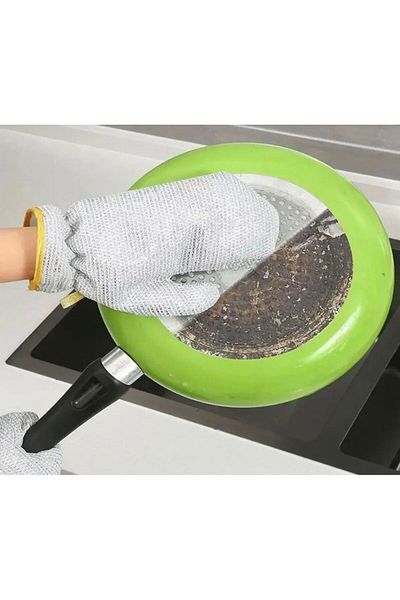 Ahlat Store Multi-Purpose Wire Dish Glove for Kitchen Bathroom - Waterproof Cleaning