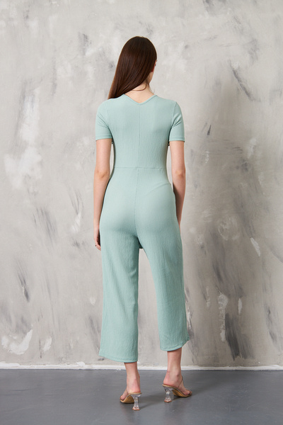 SEVENLINE Ολόσωμη φόρμα με διπλό γιακά με ζώνη