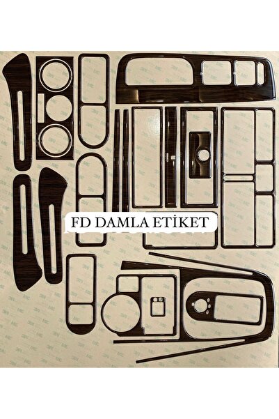 FD Damla Etiket Volkswagen Golf 4 Dashboard, Console, Trim, and Insole Cover ...