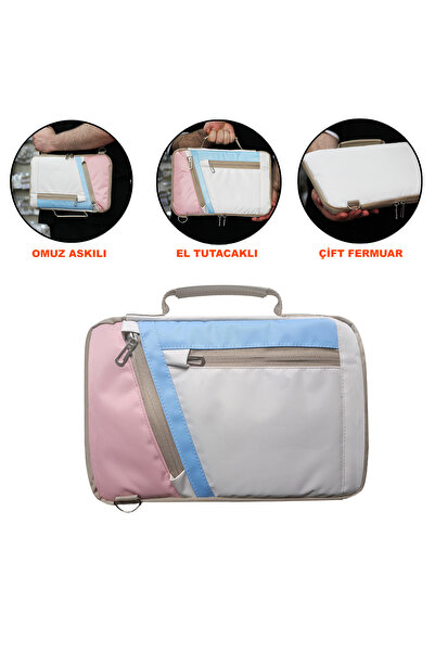 Microcase 9-12 inch Tabletler için Omuz Askılı El Tutacaklı Universal Sleeve ...