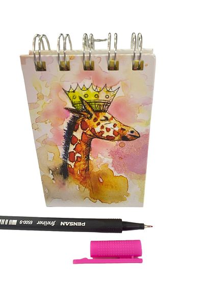 Dudo Baby Giraffe Small Size Fine Point Pen - Notepad