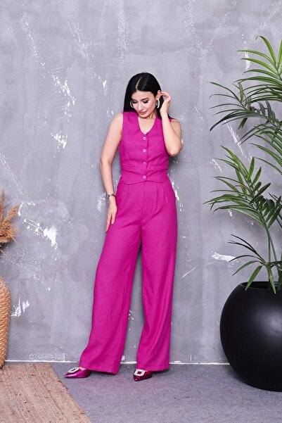 ZEYWEAR بدلة من الكتان مع سترة