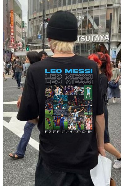 Touz Moda Λευκό μπλουζάκι με σχέδιο Lionel Messi