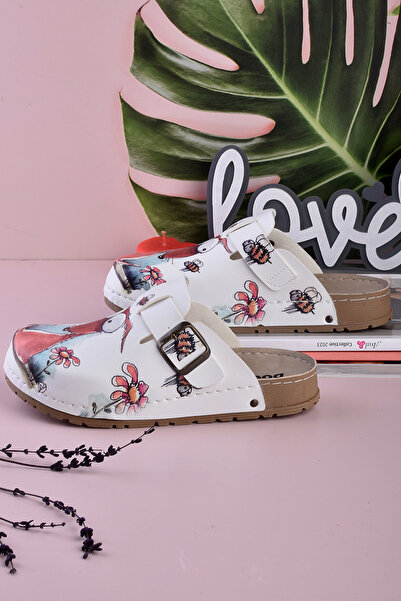 DOGİYE 8069 Confused Dog Printed Comfort Sabo Slippers