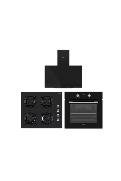 Regal Eğik Siyah Dijital Set