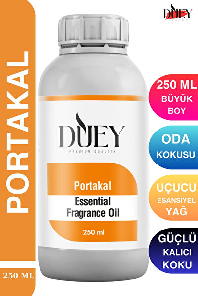 DUEY Portakal Uçucu Yağ 250 Ml Mum Esansı, Oda Kokusu, Hava Nemlendiricisi, Ç...