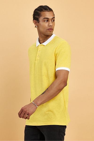 Weyeze Polo Neck T-Shirt - Ad-Y35043Lns