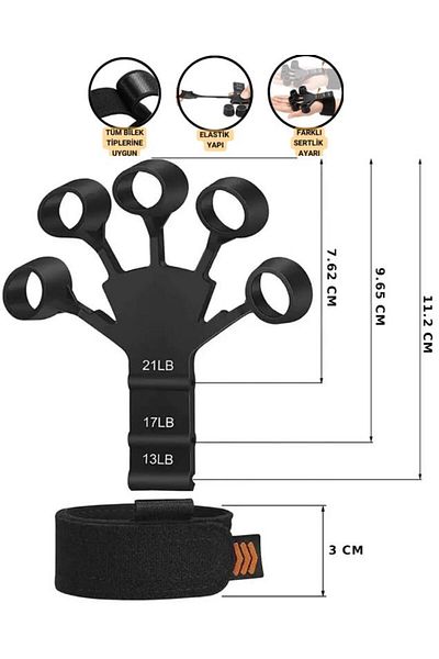optana Gripster Vessel Defining - Hand Wrist Muscle Strengthener Exercise Spring