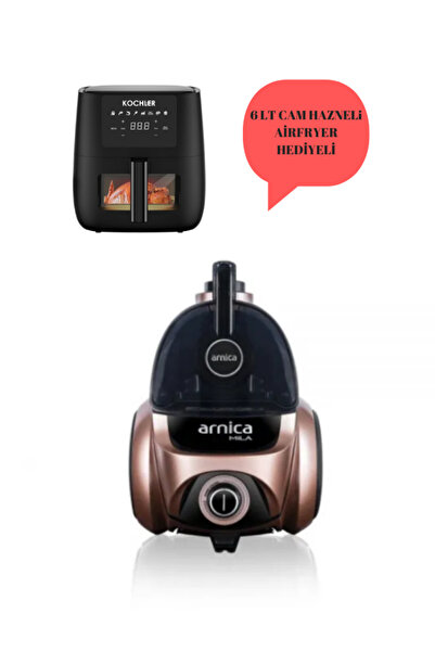 Arnica Mila Et14441 750 W Rose Toz Torbasız Süpürge - Kochler Airfryer 6 lt Y...