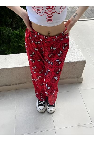 Toum Blunt Blunt Spiderman Pattern Sweatpants