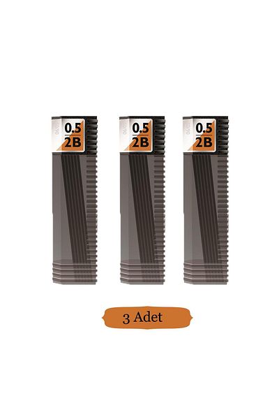 Tombow 0.5 mm 3 Tubes Mono Lead 2B Min Classic Pen