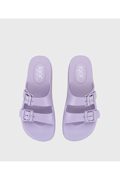 IGOR Жіночі тапочки Havana Mate Eva Leylak з двома застібками