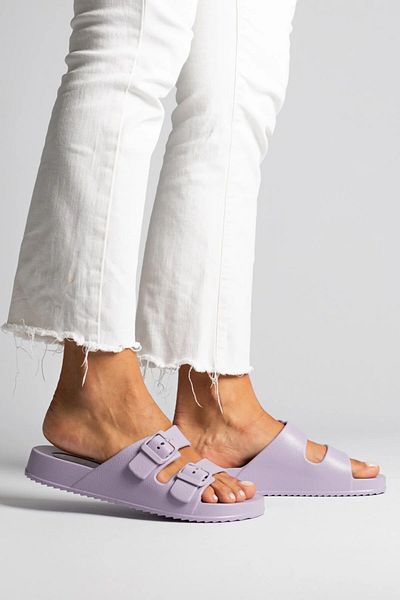 IGOR Double Buckle Havana Mate Eva Lilac Women's Slippers