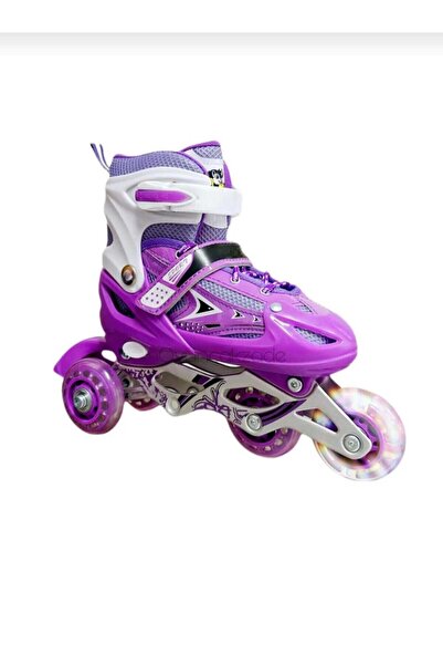 dempaworld Işıklı Metal Gövdeli Paten ayarlanabilir 2+1