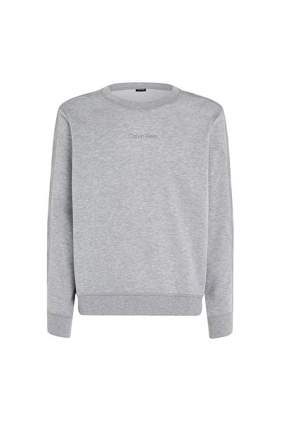 Calvin Klein Gri Erkek Bisiklet Yaka Normal Kalıp Sweatshirt 00GMS4W337MUS-PW - PULLOVER