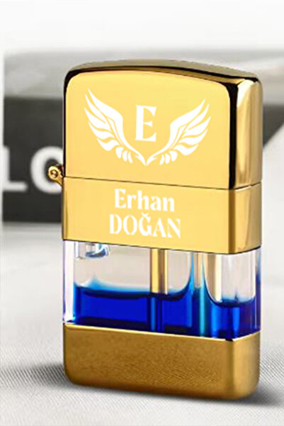 İŞTE BU Kişiye Özel İsimli Şeffaf Gövde Metal Gazlı Çakmak