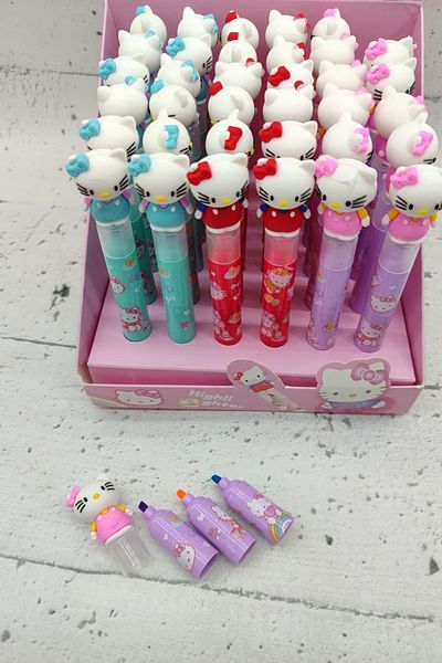 senacacollection Hello Kity 3-Piece Highlighter Set - Imported Pen