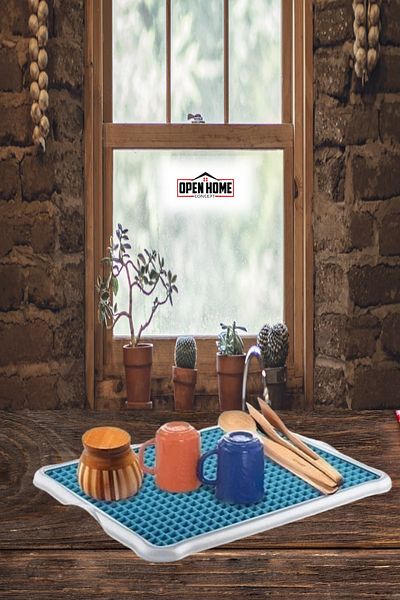 Open Home Concept Countertop Bulacic Drying Strainer