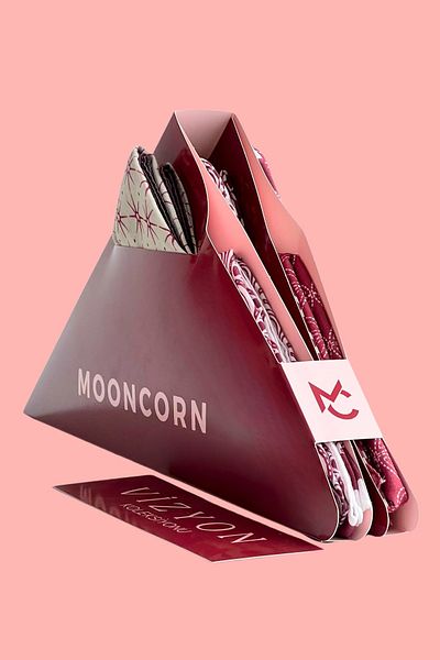 Mooncorn Συλλογή πολύχρωμων κασκόλ Vision - Color Box