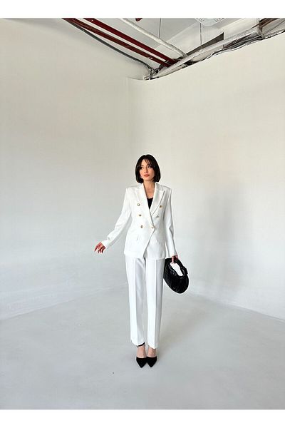 Vuntal BUTİK Metal Buttoned Blazer Set - Set of Two