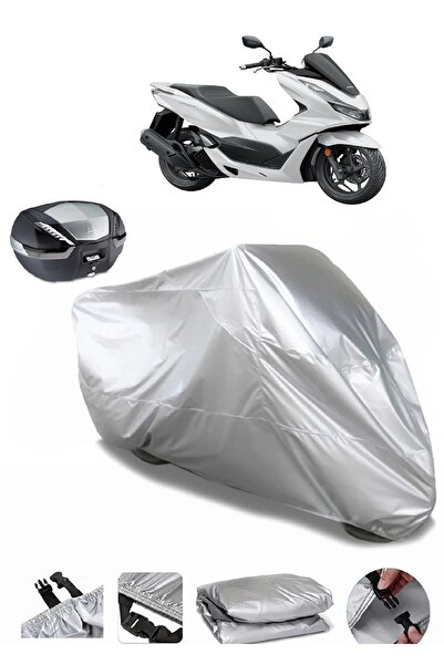 CoverPlus Honda PCX150  ARKA ÇANTA UYUMLU SU GEÇİRMEZ MOTOSİKLET BRANDASI