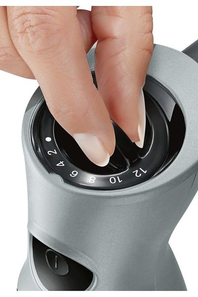 Bosch ErgoMixx MSM67170 - 750 Watt Black Stainless Steel Hand Blender, Mixing Foot and Ice Crushing Blade