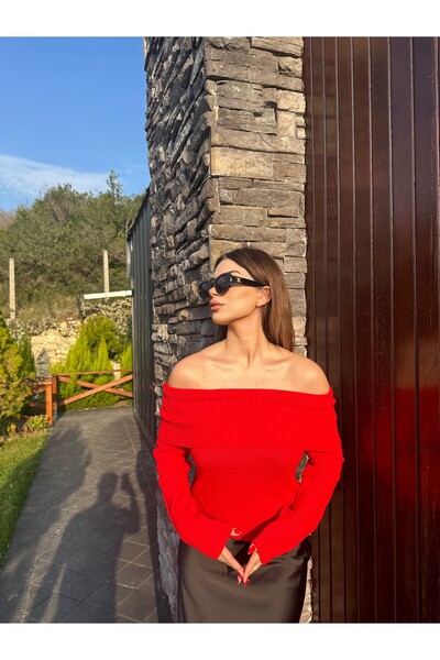 gdkdesignstudıo KIRMIZI KAZAK