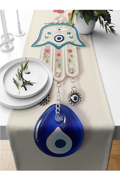 Bertille Home Σειρά Evil Eye 140x40 cm Digital Printed Runner (Evil Eye)
